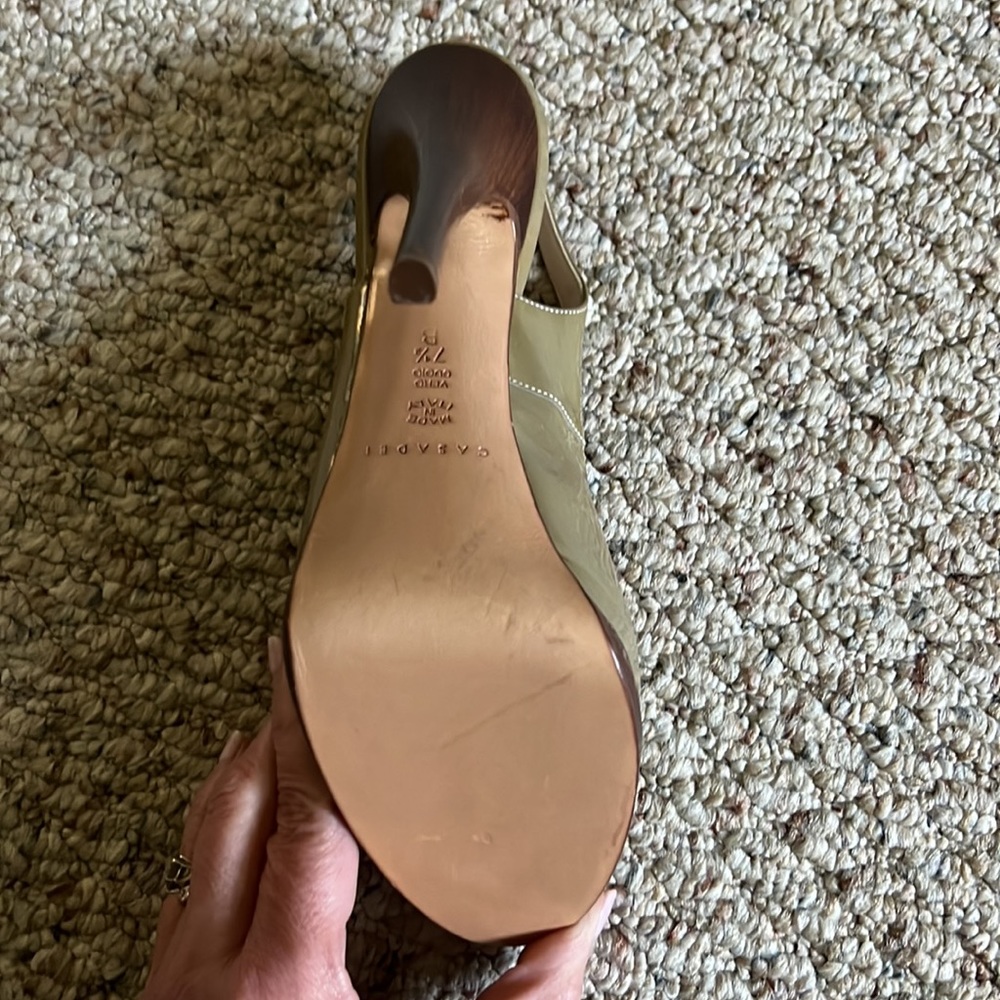 💰SALE STUNNING Casadei Open Toe Heels - Picture 4 of 9
